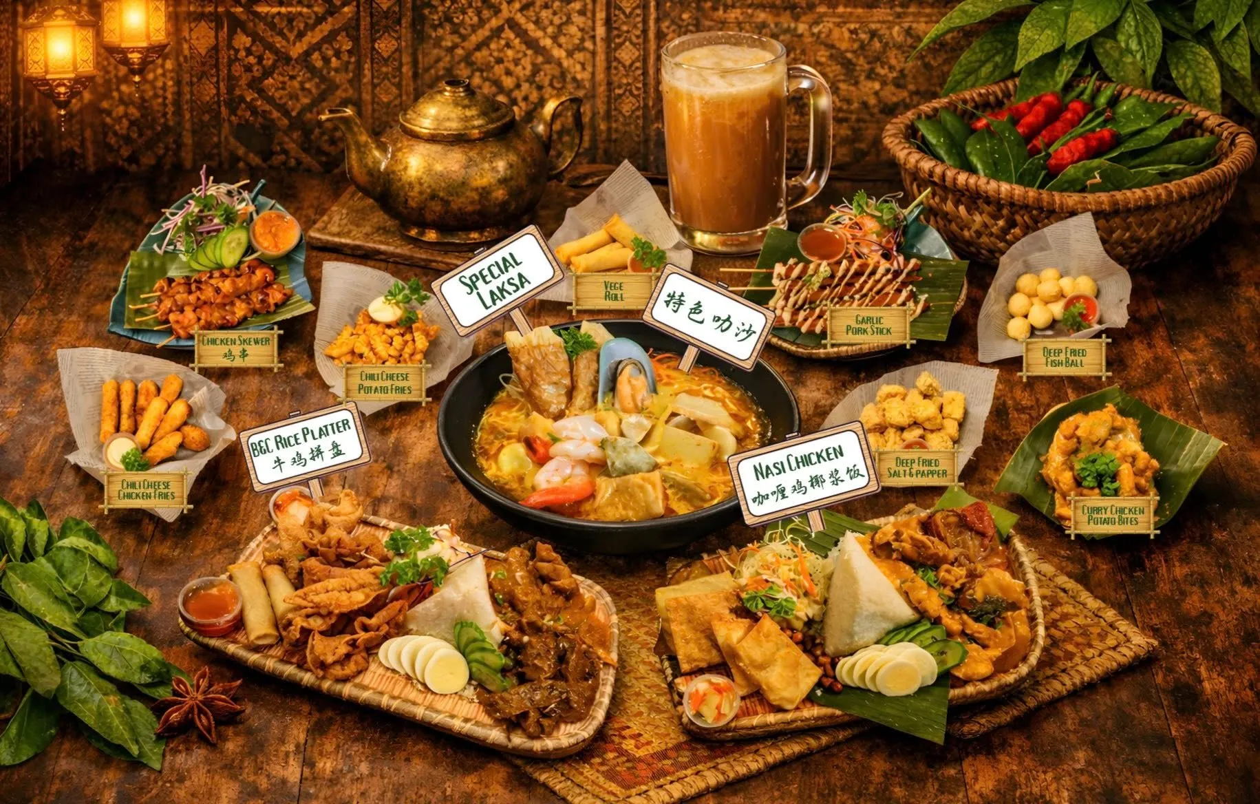 Authentic Malaysian fusion cuisine at Mamak Dang — best Malaysian restaurant in Calgary NE, AB